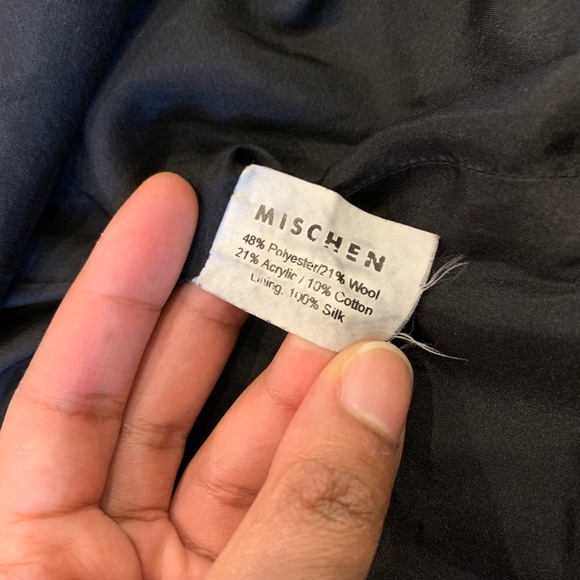 Mischen quilted gold mini skirt - Picture 5 of 5